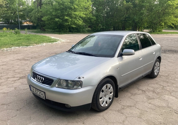 Audi A3 cena 5999 przebieg: 251000, rok produkcji 2000 z Warszawa małe 106